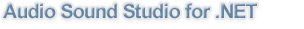 Audio Sound Studio for .NET